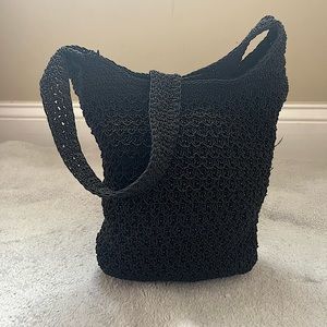 A thrifted off brand beaded bag